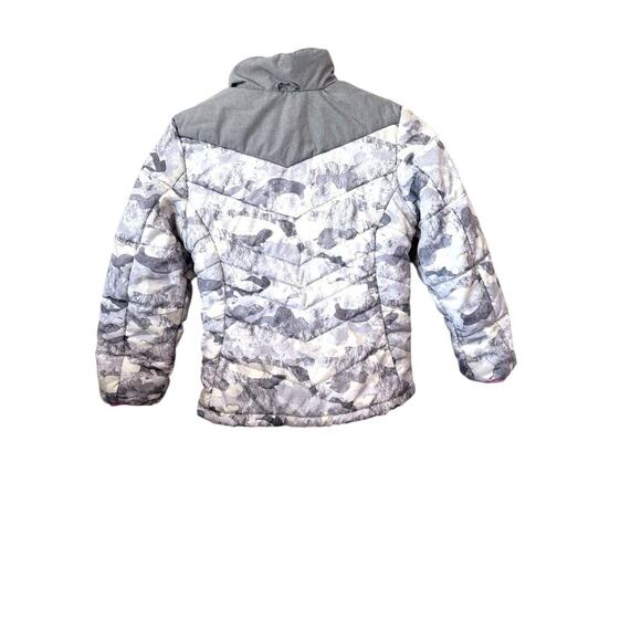 Gerry Girls Puffer Jacket - Size S 7/8 - Camo Print with Pink Accents - Picture 2 of 10